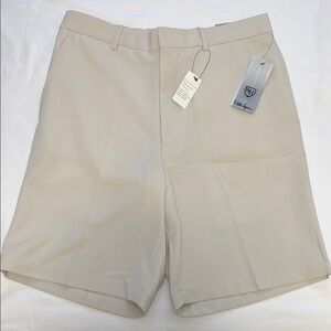 Walter Hagen Tan Flat Front Shorts